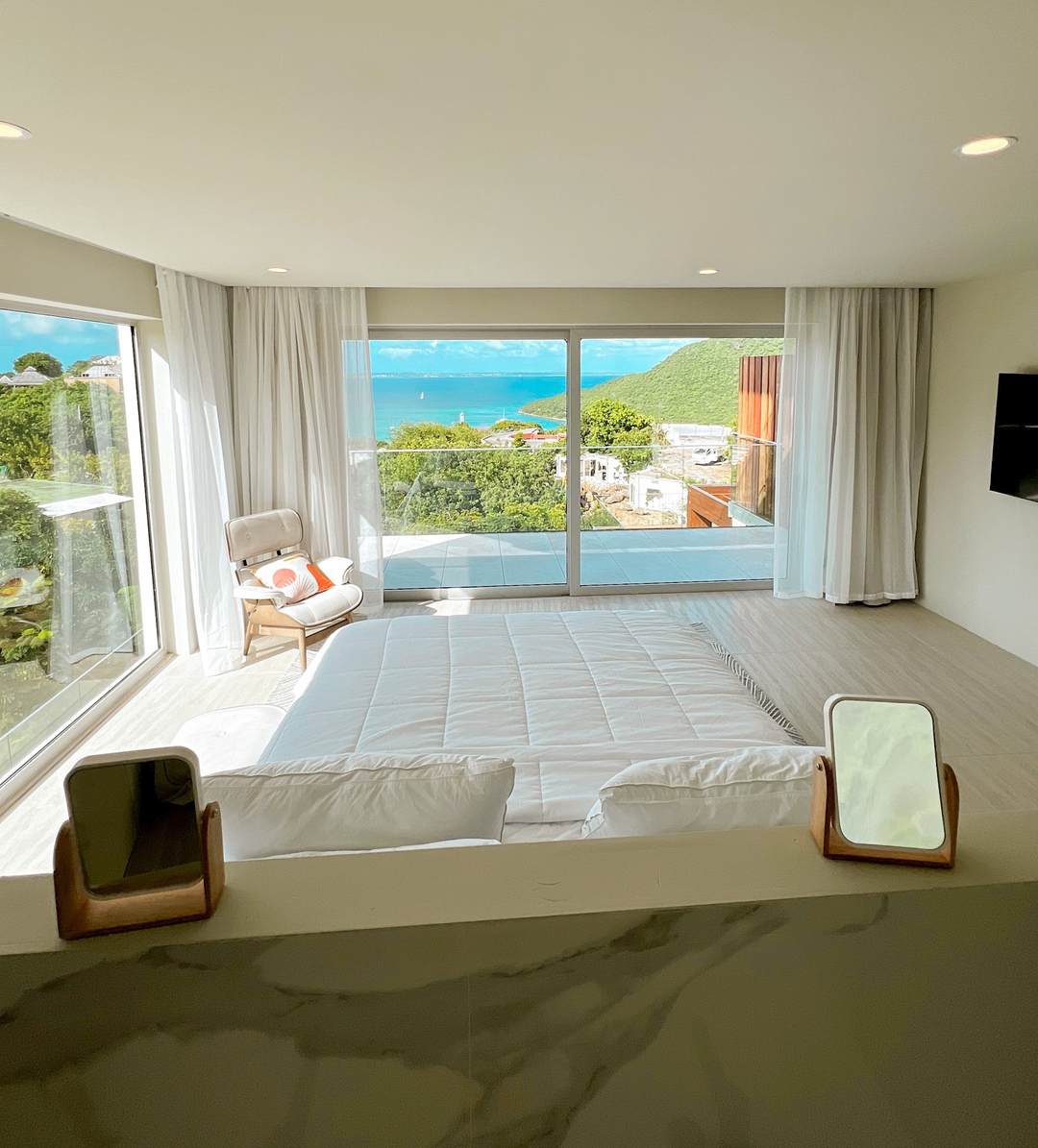 1 room ocean view | Villa 7 5 Aura Anse-Marcel