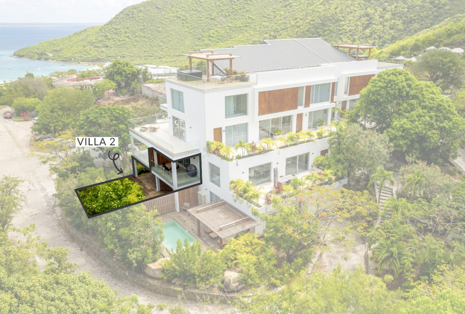 2 rooms with private pool | Villa 2 21 Aura Anse-Marcel