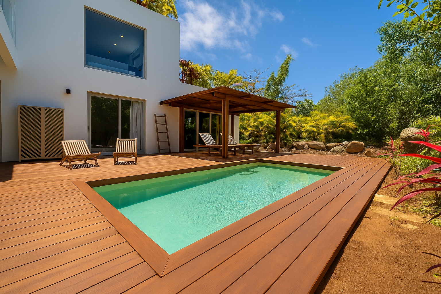 2 rooms with private pool | Villa 1 23 Aura Anse-Marcel