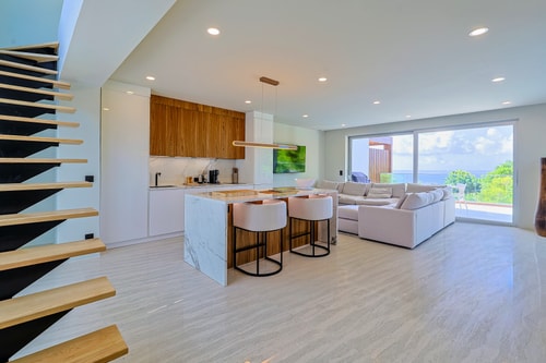 1 room ocean view | Villa 10 Aura Anse-Marcel