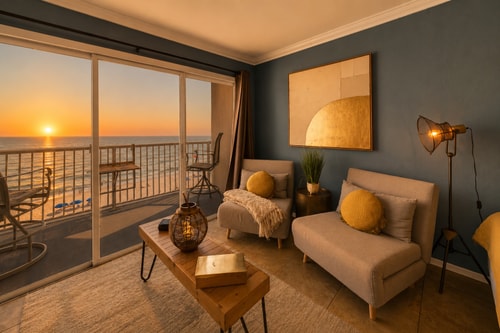 Okaloosa Island Gulf Front Paradise Studio Condo