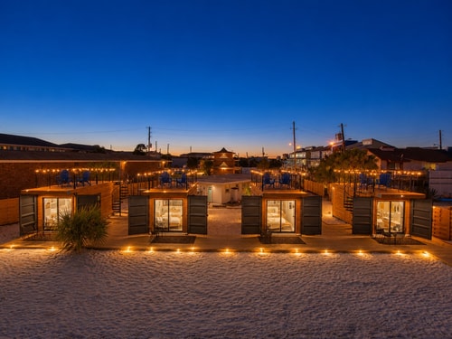 Tiny Beach Boardwalk Bungalow D | Rooftop Retreat