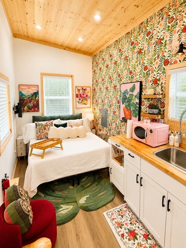 Romantic Boho Floral Private FWB Oasis Tiny House