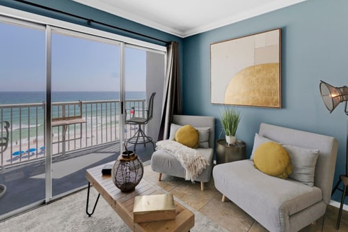 Okaloosa Island Gulf Front Paradise Studio Condo