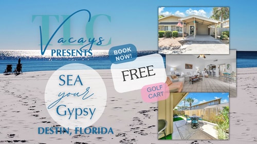 Sea Your Gypsy - In the Heart of Miramar - Free Golf Cart Rental