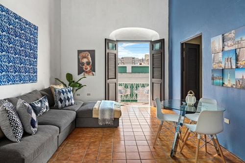 El Azul Large Loft at Old San Juan Best Location