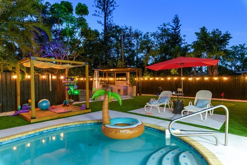Heated Pool & Spa •  Outdoor Kitchen/Theater/Games