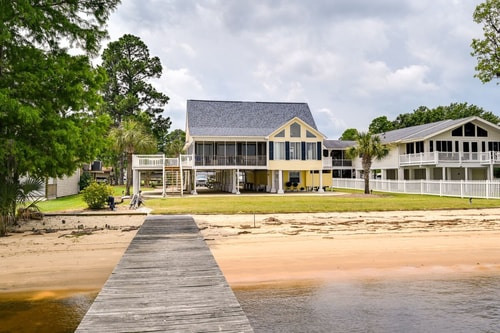 4BR Riverfront House w/ Private Boat Dock