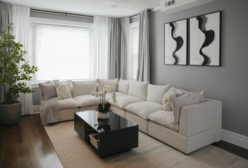 2BR w/ Workspace - Coffee Bar - Near Transit