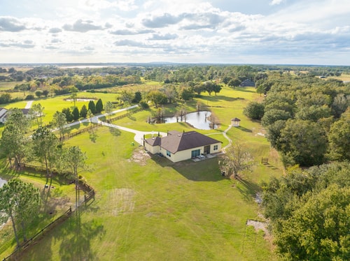 Ranch Retreat • Theater Room + Pond Views