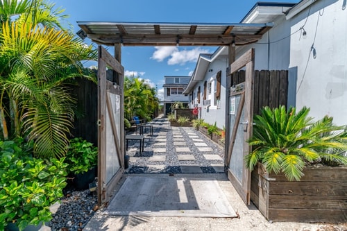 Shared Deck • Pet Friendly • Garden Courtyard