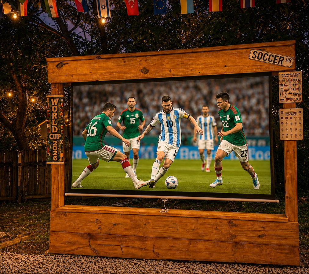 Outdoor Cinema, Fire Pit, Grill & Board Games · 3