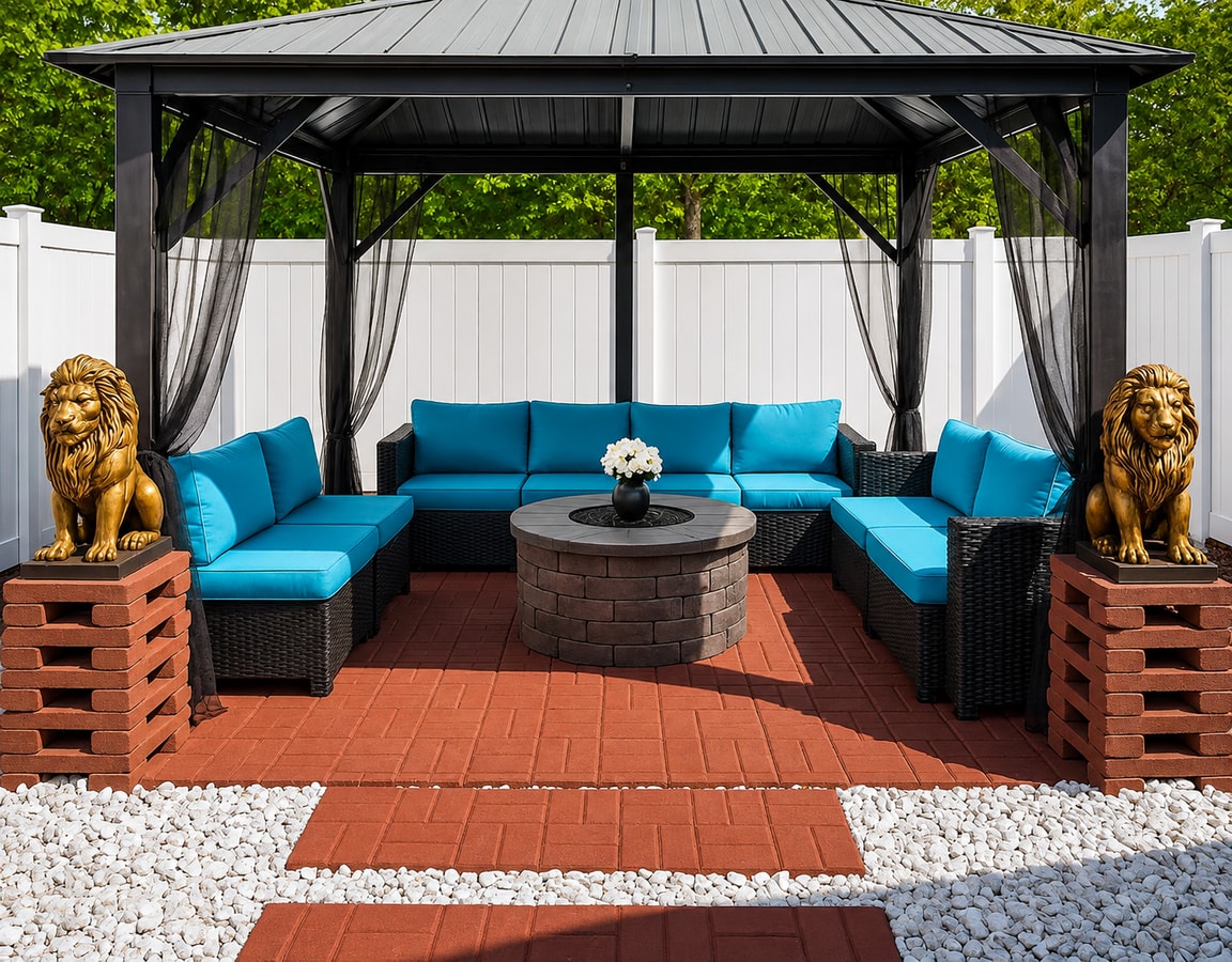 Screened Porch, Gazebo & BBQ · 3