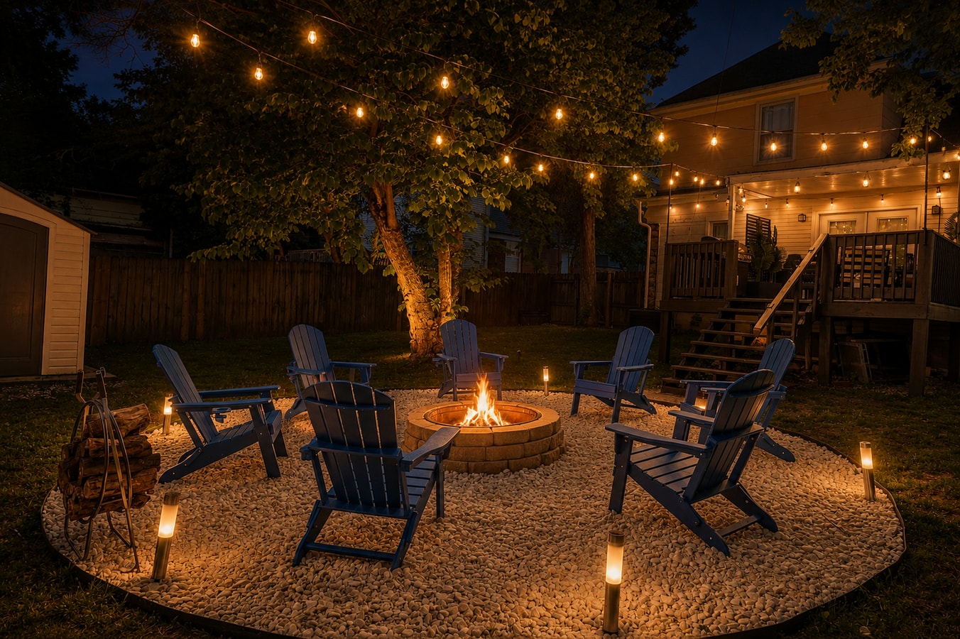 Pool Table, FirePit, BBQ Grill & Workspace