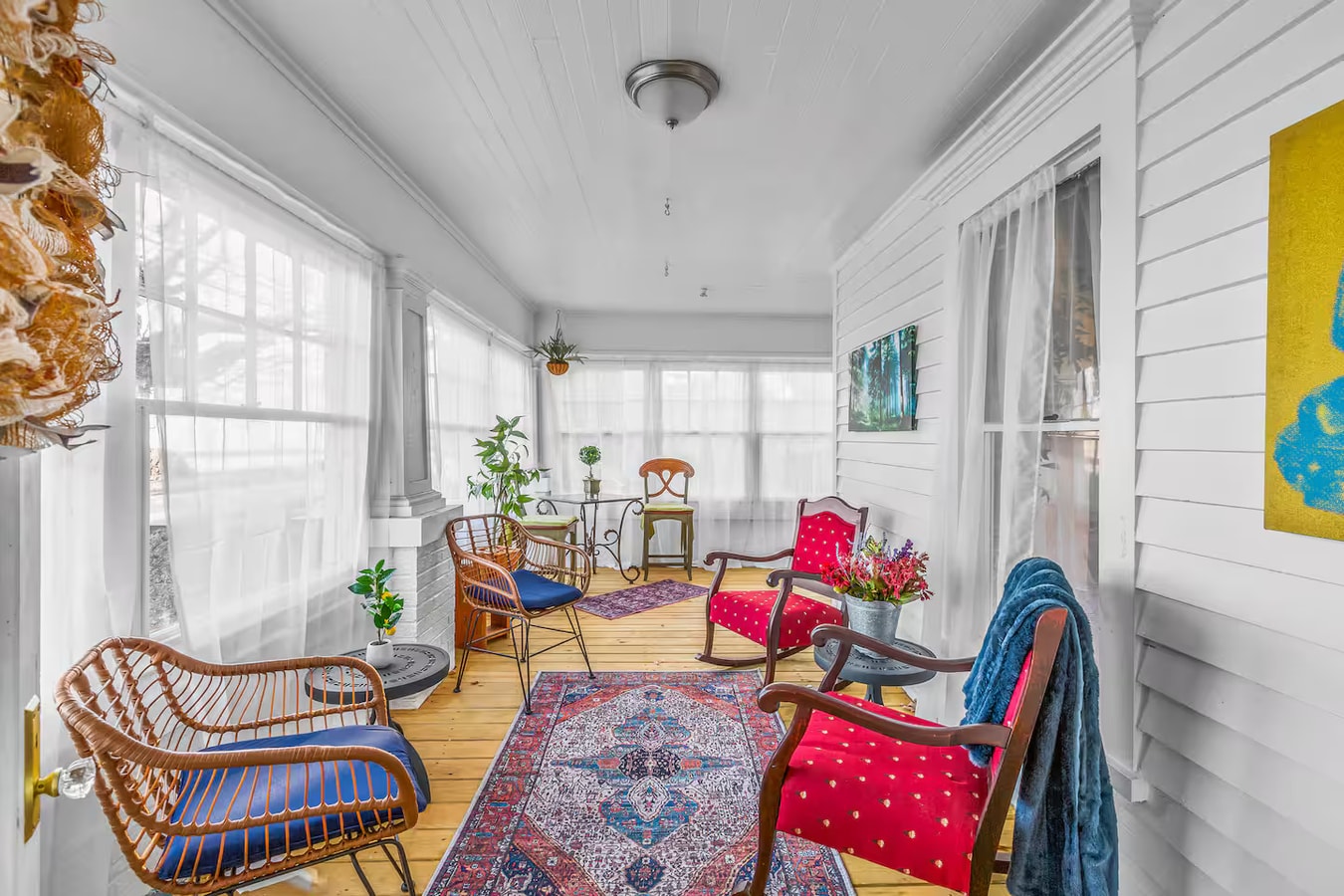Enclosed Porch, Game Room & Workspace