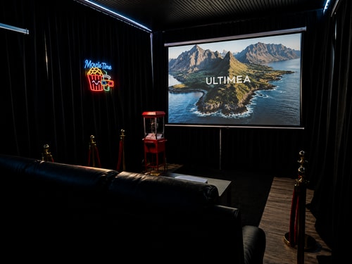 Theater Room • Fire Pit + Grill • Sleeps 16