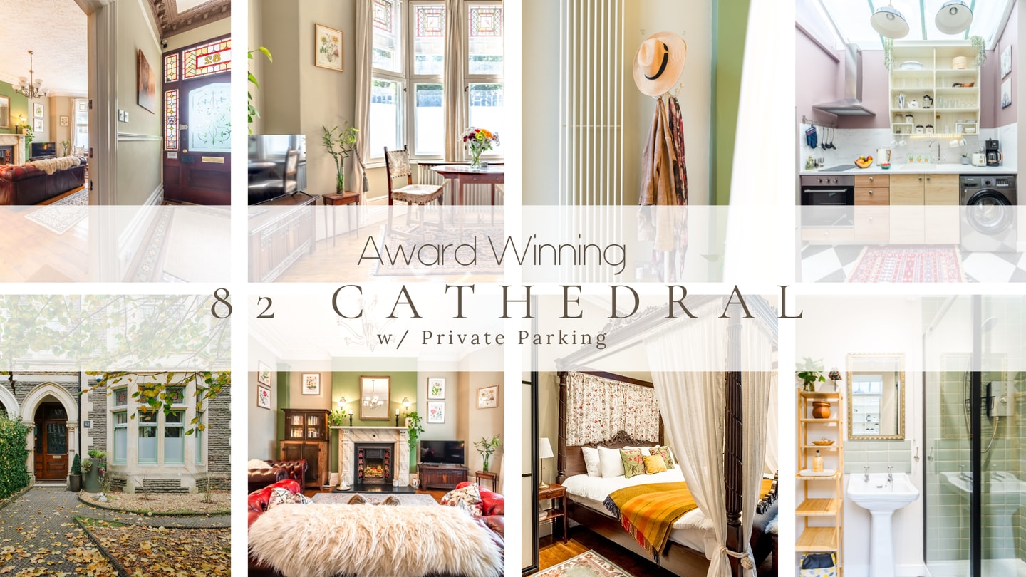 Historic Elegance: Luxury , Central & w/Parking Flataway