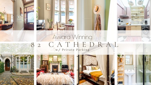 Historic Elegance: Luxury , Central & w/Parking 0 Flataway