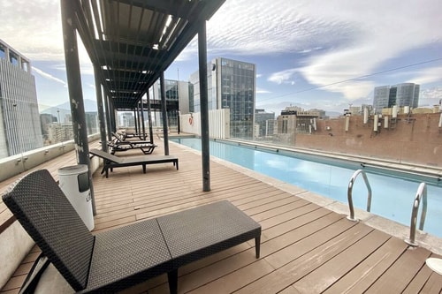 2D/2B Luminous Apartment with Terrace - Las Condes 44 Buho Property