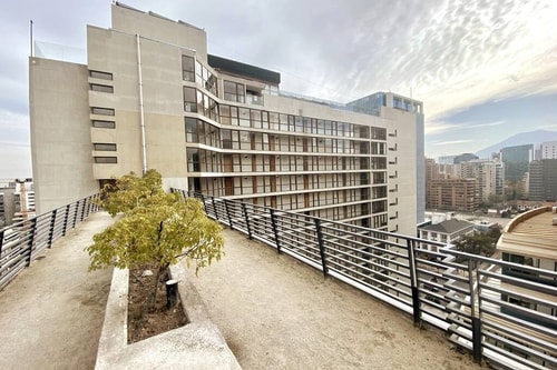2D/2B Luminous Apartment with Terrace - Las Condes 42 Buho Property