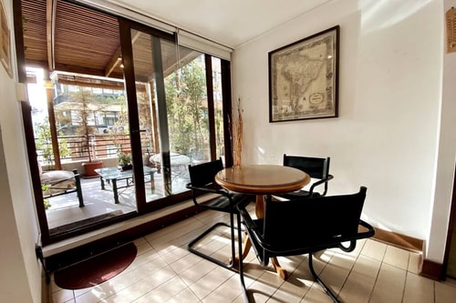 2D/2B Luminous Apartment with Terrace - Las Condes 10 Buho Property