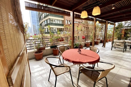 2D/2B Luminous Apartment with Terrace - Las Condes 35 Buho Property