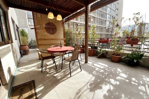 2D/2B Luminous Apartment with Terrace - Las Condes 34 Buho Property