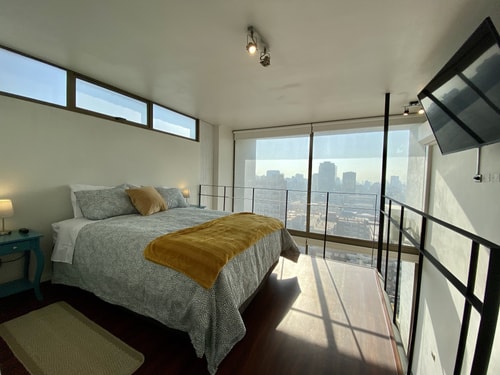 1BR/1BA Panoramic Loft - Santiago 22 Buho Property