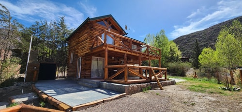 Cabaña a orillas del rio Mendoza