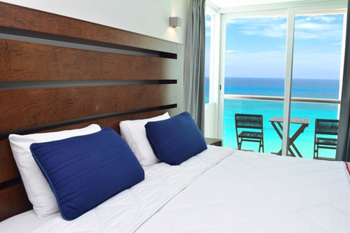 Estudio frente al mar, balcon, piscina, gym 04 relaxico