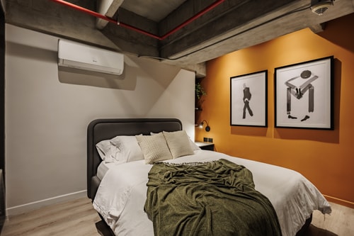 Balcon relajado en el techo de porvenza