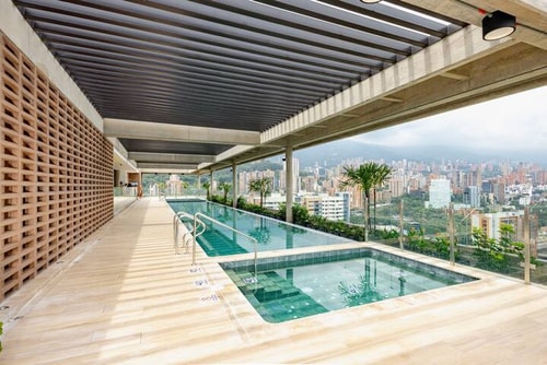 Incredible, modern unit with great view and A/C My Places