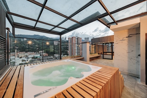 Modern 1BR | Jacuzzi & Sauna | Sabaneta My Places