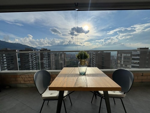 Elegant 3BR Apt w/ Panoramic Views | Envigado 3 My Places