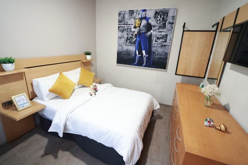 Marimba, room with terrace near Reforma