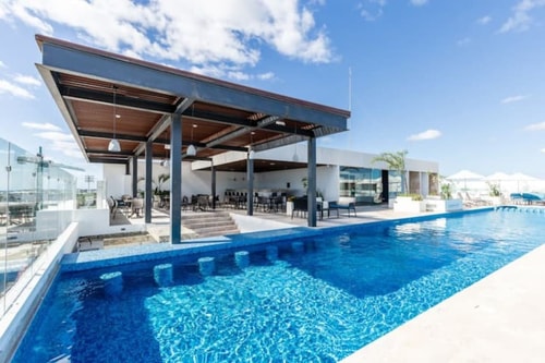 Pool on the Roof Top