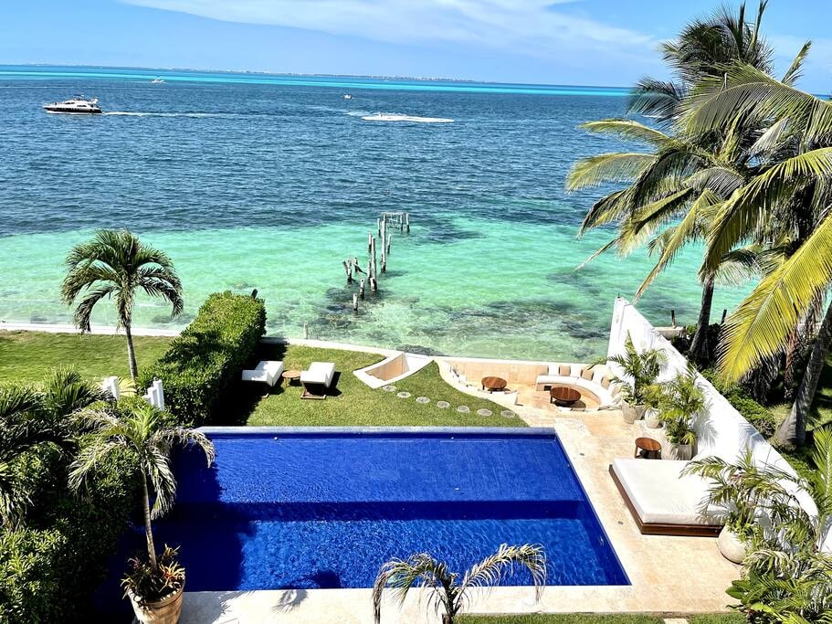 Luxury Beachfront Villa w/ Private Pool & Terrace Solmar Rentals