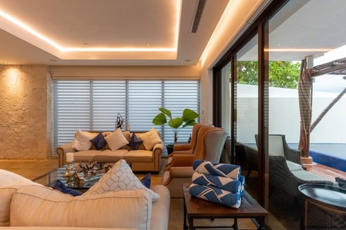 6BR Beachfront Private Luxury Villa 56 Solmar Rentals