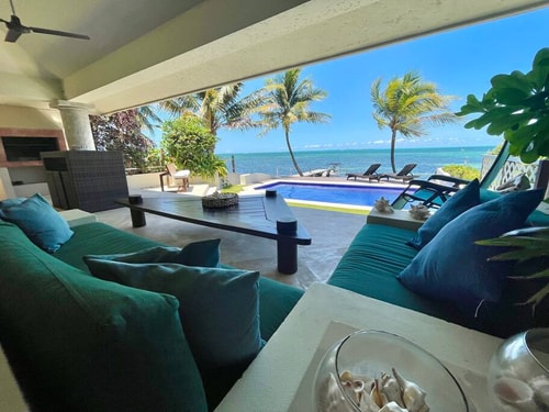 5BR Ocean Front Hotel Zone Luxury House 16 Solmar Rentals