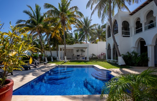 Unique 5BR Beachfront Villa w/ Private Pool! 12 Solmar Rentals