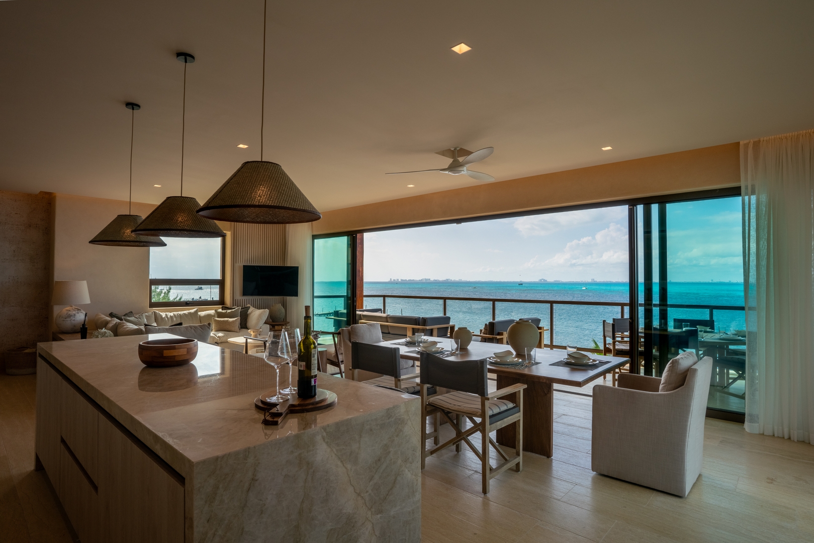 Luxury Beachfront 4BR Apartment in Isla Mujeres Solmar Rentals