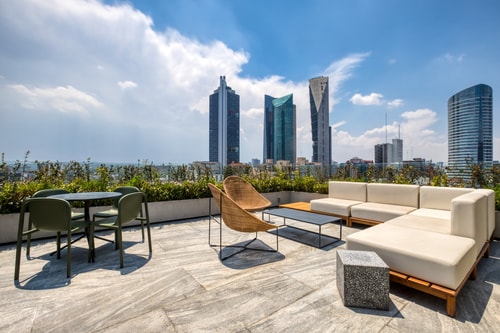 2BR Reforma Retro-Modern | Balcony | Gym