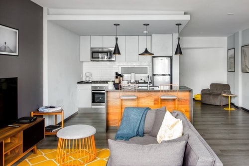 Chapultepec Park from Fashionable Apartment