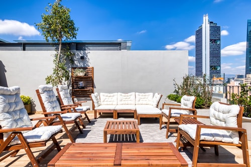 Top View Reforma Studio | Balcony | Gym