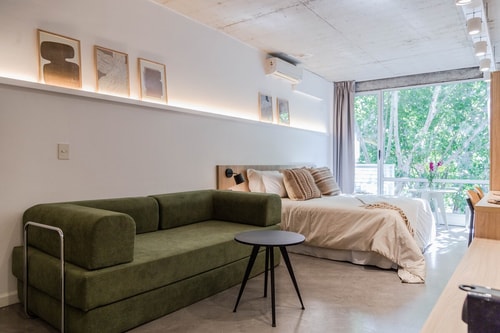 Modern Recoleta Studio with BBQ Terrace & Cowork