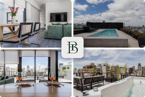 BT Homes - 2 Ambs Premium & Terraza con Jacuzzi