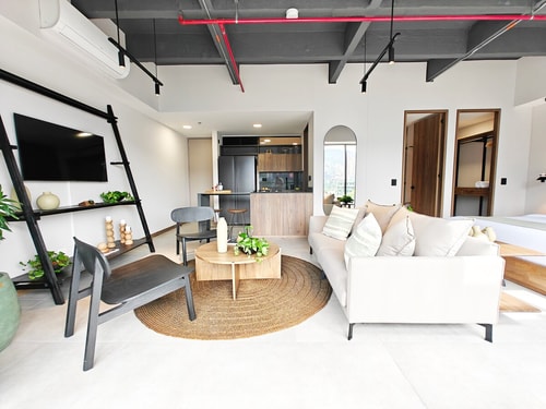 Industrial Loft | Balcony | Open kitchen | Ac