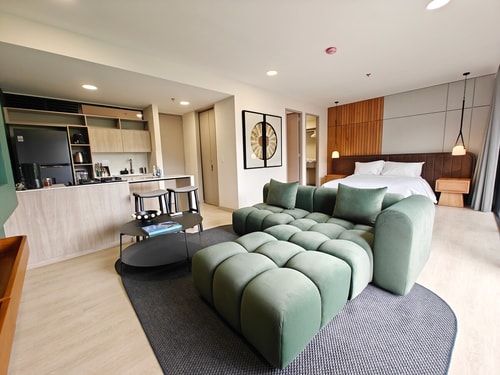 Luxe Flat | Ac | Balcony | Open kitchen | Lux bath