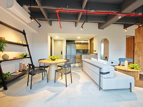 Industrial Flat | Open Kitchen | Ac | Wide Balcony