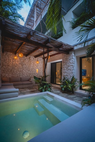 Apartment with private pool and garden | Rooftop